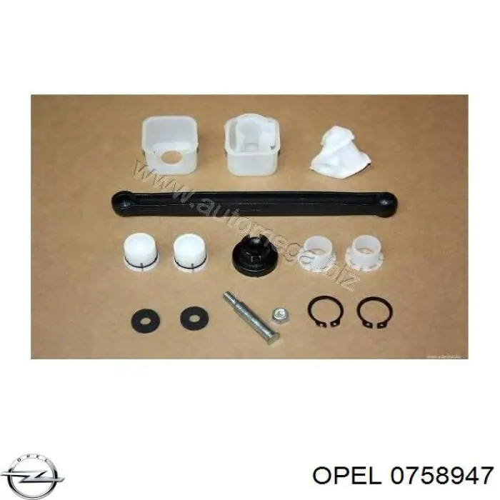 0758947 Opel soporte caja de cambios palanca selectora