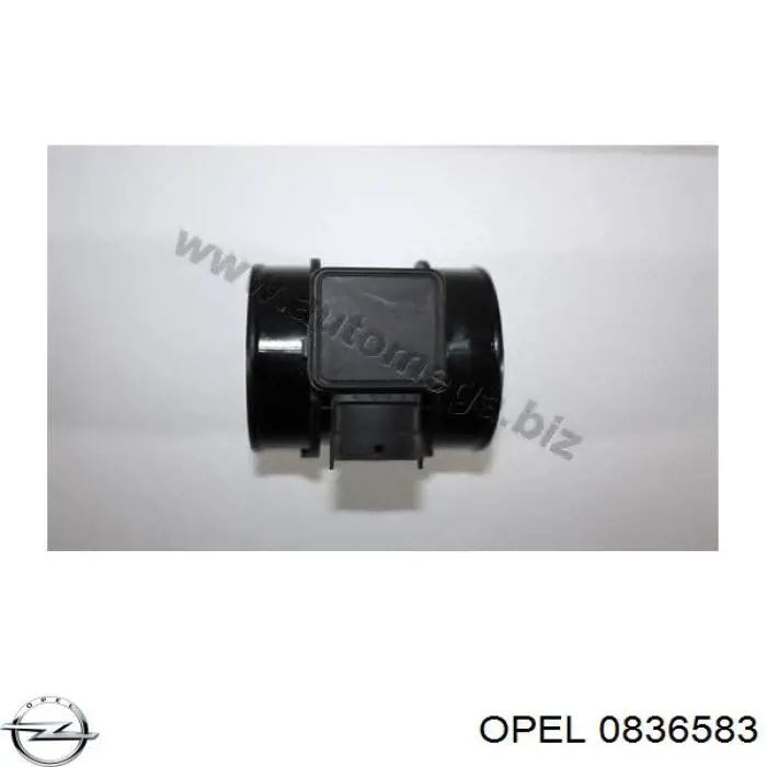 0836583 Opel sensor de flujo de aire/medidor de flujo (flujo de aire masibo)