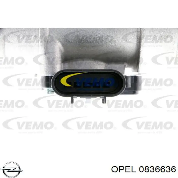 0836636 Opel sensor de flujo de aire/medidor de flujo (flujo de aire masibo)