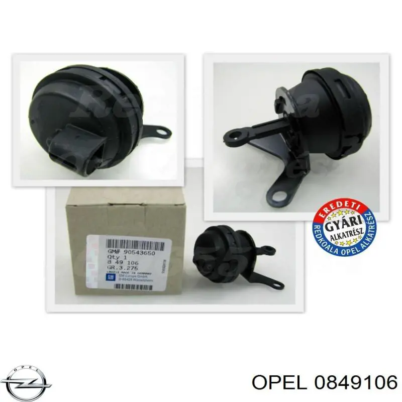 0849106 Opel tapones aletas de remolino colector de admision