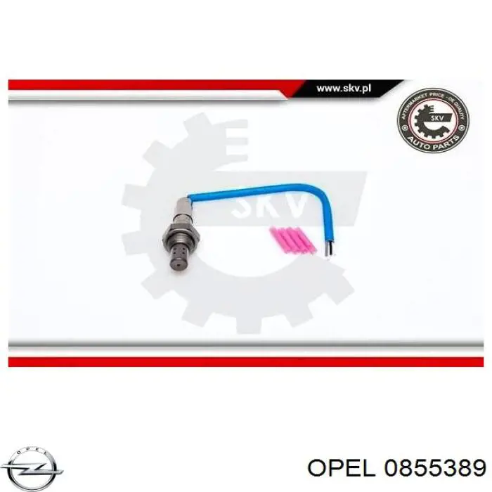 0855389 Opel sonda lambda sensor de oxigeno post catalizador