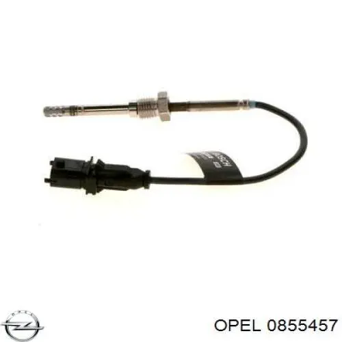 0855457 Opel sensor de temperatura, gas de escape, antes de catalizador