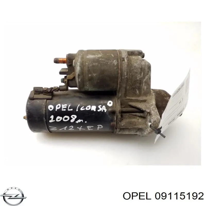 09115192 Opel motor de arranque