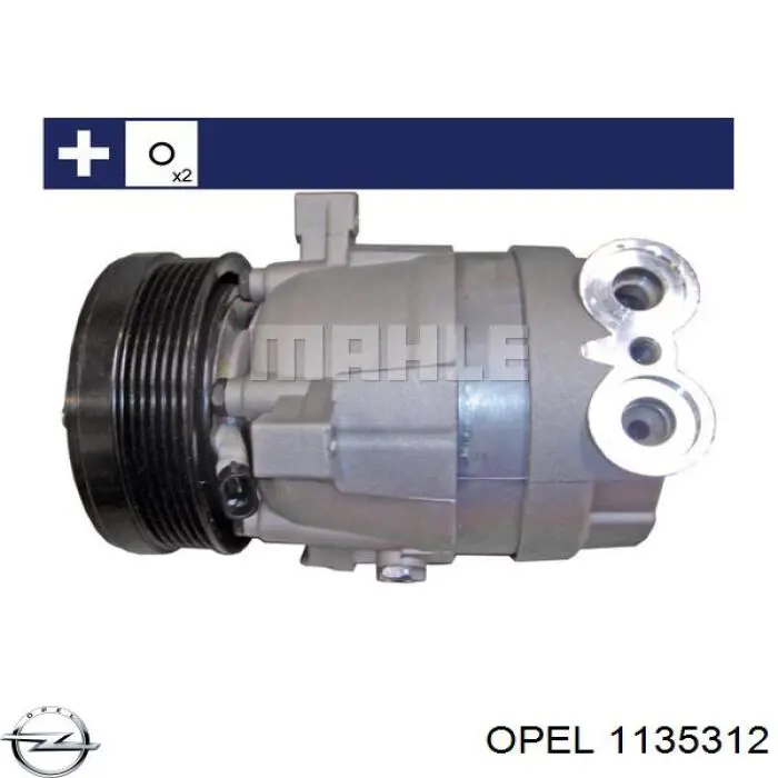 1135312 Opel compresor de aire acondicionado