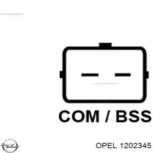 1202345 Opel alternador