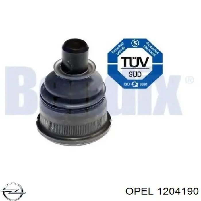 1204190 Opel alternador