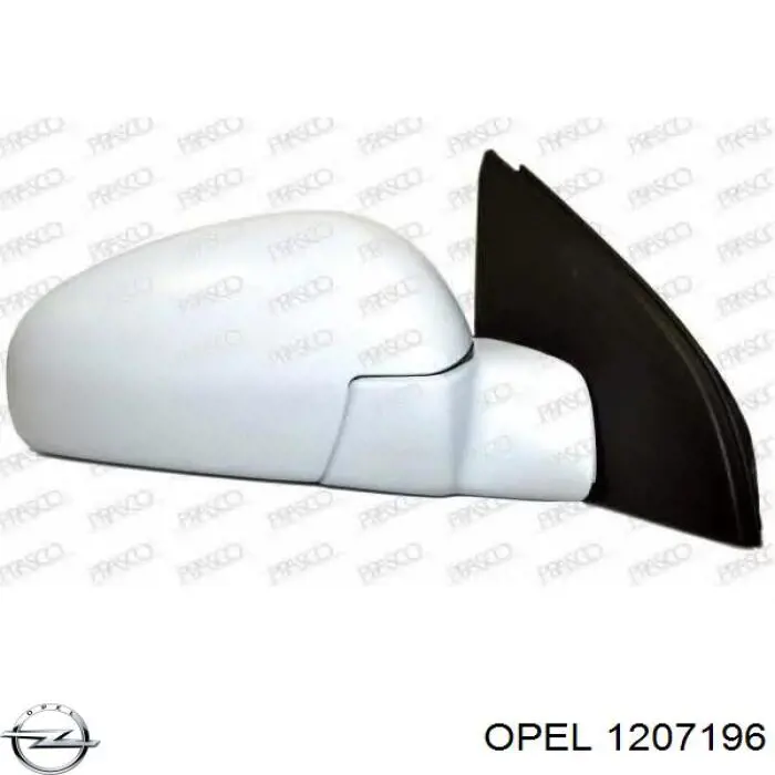 1207196 Opel motor de la lente de espejo retrovisor