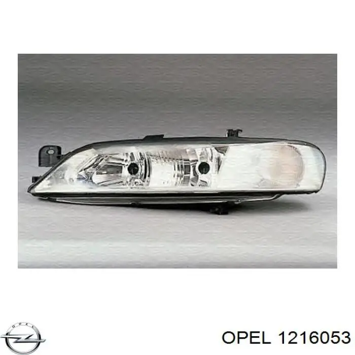 1216053 Opel faro izquierdo