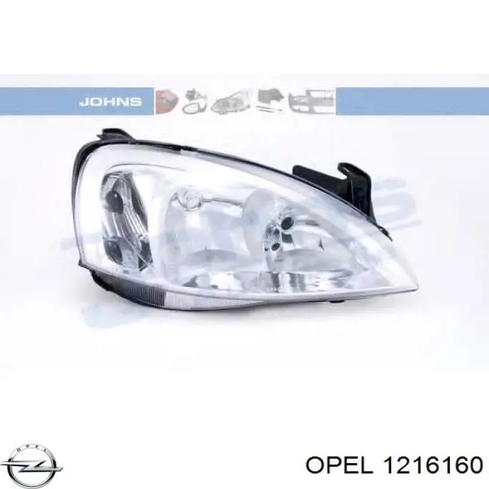 1216160 Opel faro derecho