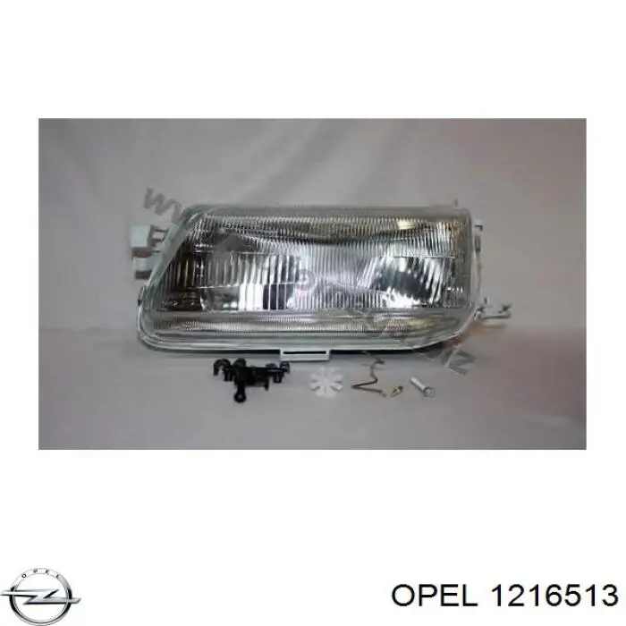 1216513 Opel faro izquierdo