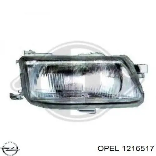 1216517 Opel faro izquierdo