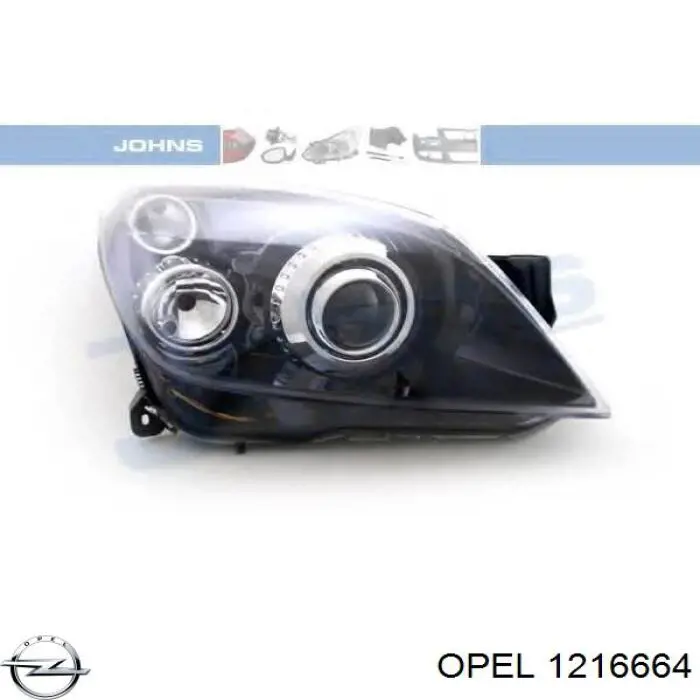 1216664 Opel faro derecho