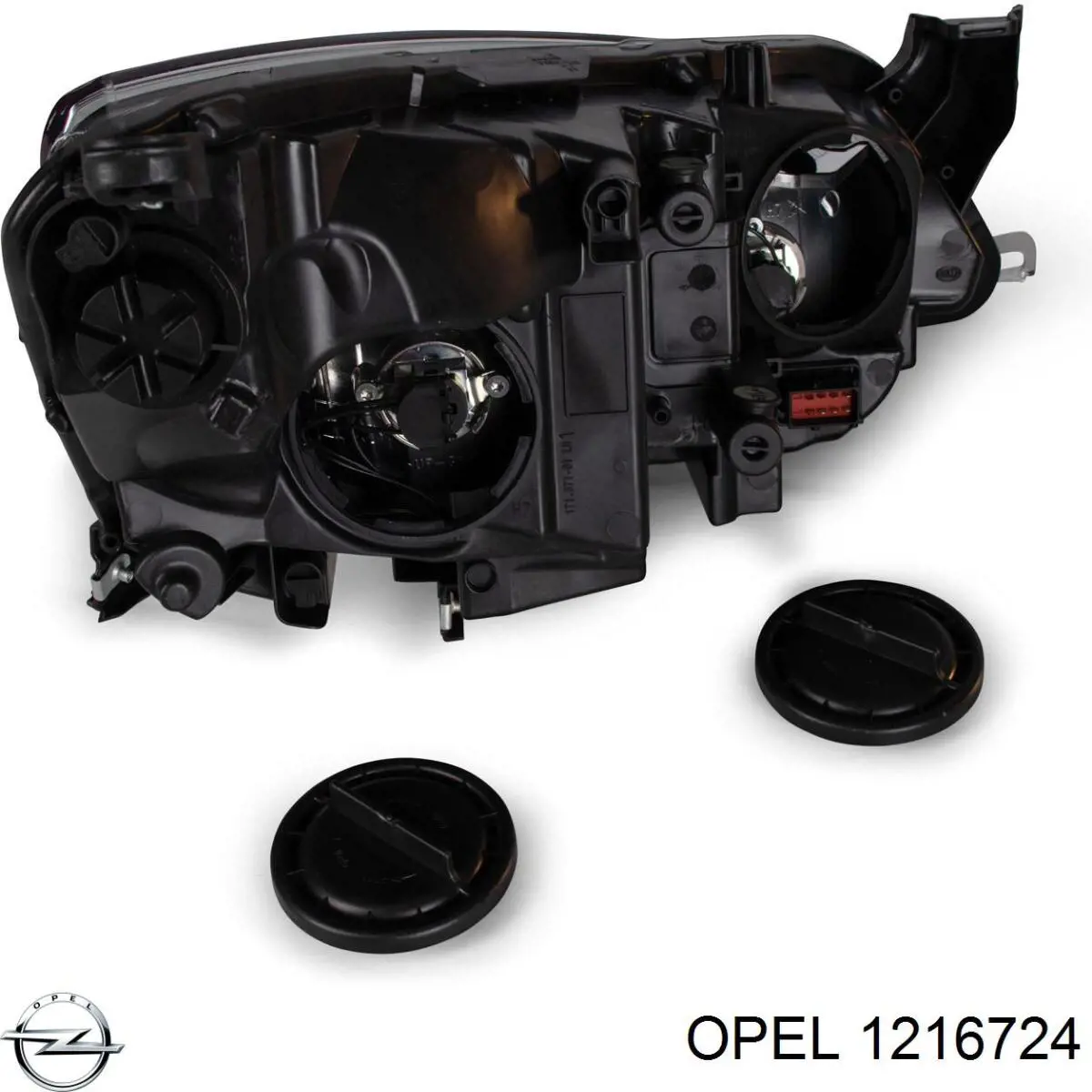 1216724 Opel faro izquierdo