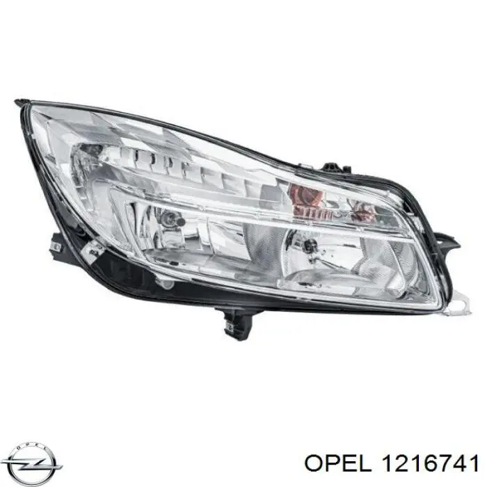 1216741 Opel faro derecho