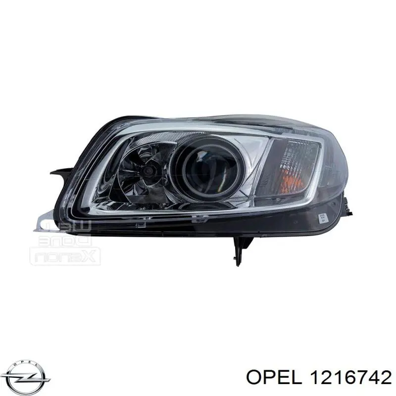 1216742 Opel faro izquierdo