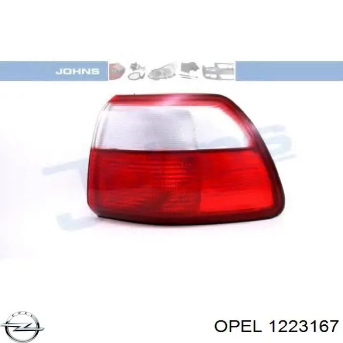 1223167 Opel piloto posterior exterior derecho