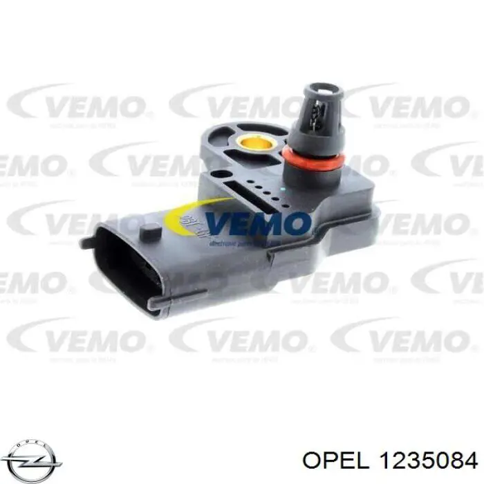 1235084 Opel sensor de presion del colector de admision