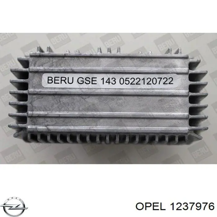 1237976 Opel relé de bujía de precalentamiento