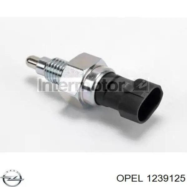 1239125 Opel interruptor, piloto de marcha atrás