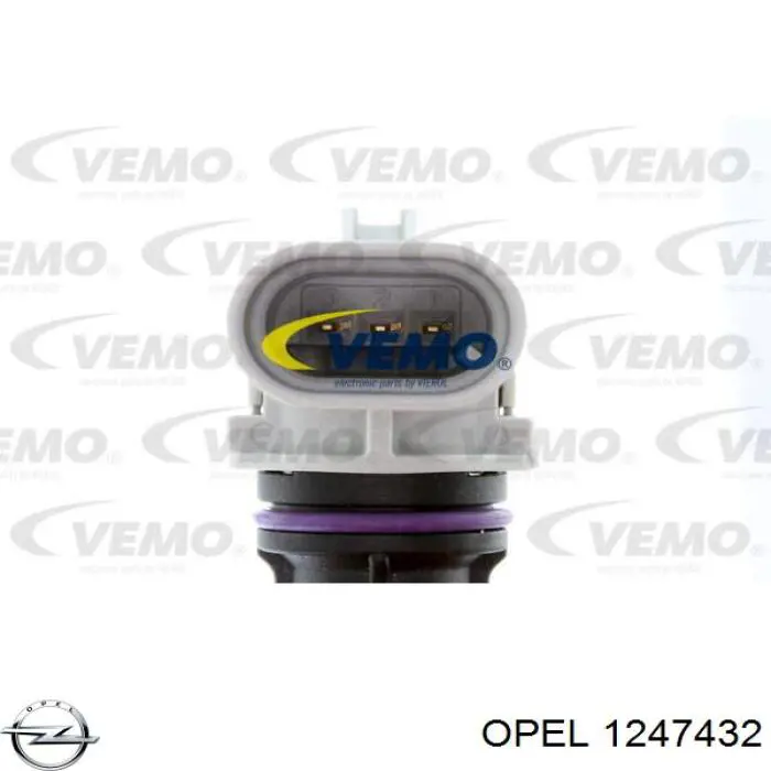 1247432 Opel sensor de posición del árbol de levas