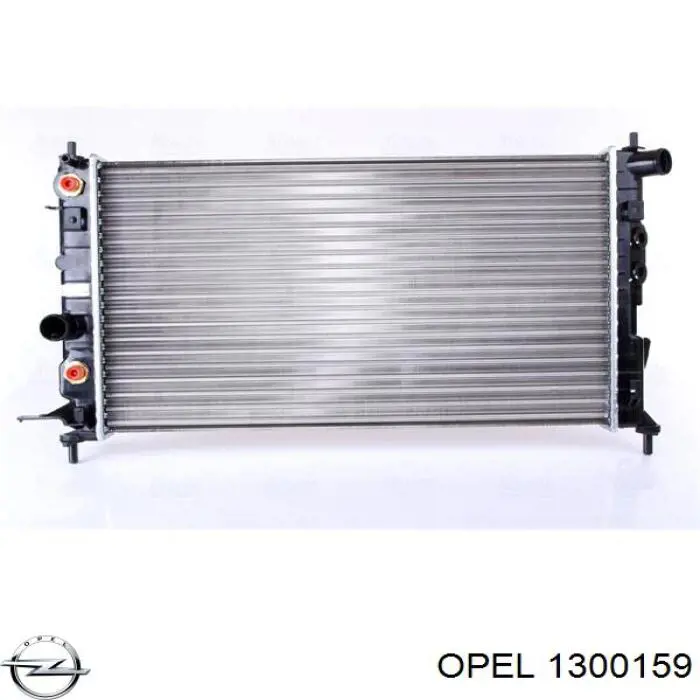 1300159 Opel radiador refrigeración del motor