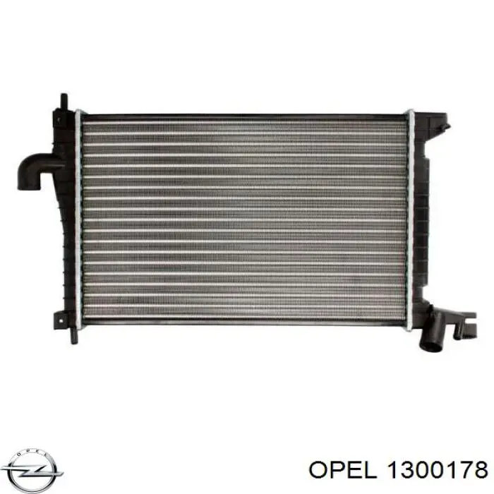 1300178 Opel radiador refrigeración del motor