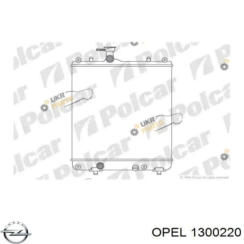 1300220 Opel radiador refrigeración del motor