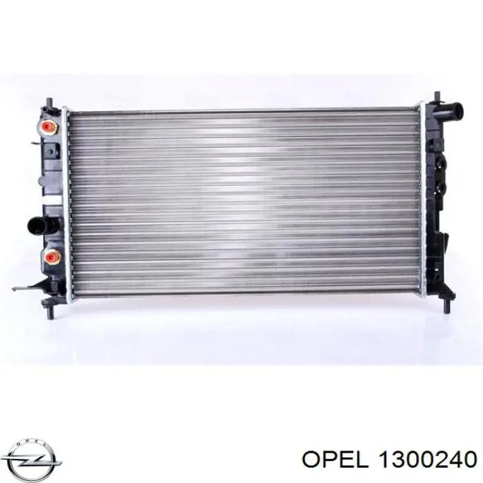 1300240 Opel radiador refrigeración del motor