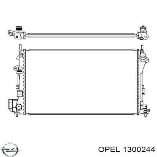 1300244 Opel radiador refrigeración del motor