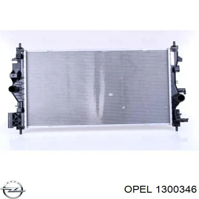 1300346 Opel radiador refrigeración del motor