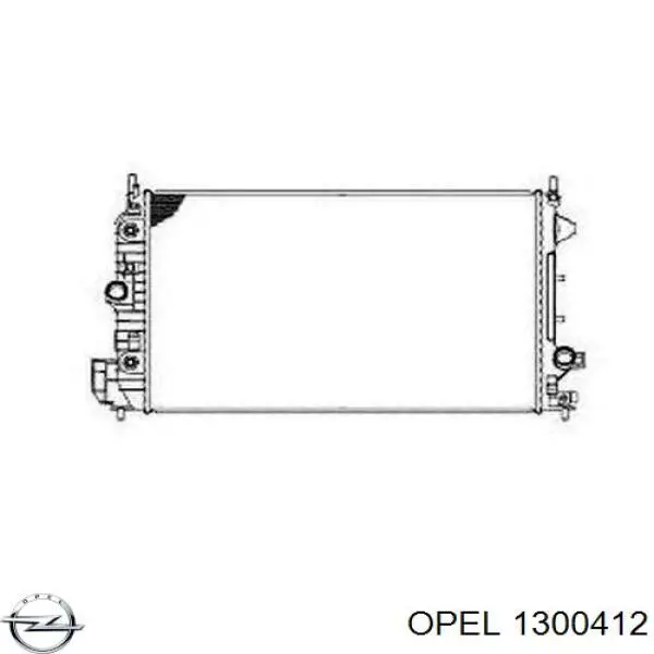 1300412 Opel radiador refrigeración del motor