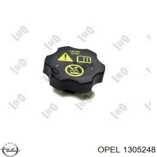 1305248 Opel tapón de expansión de refrigerante/anticongelante