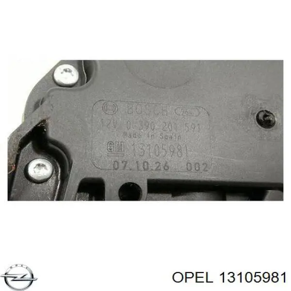  Motor limpiaparabrisas luna trasera para Opel Astra L35