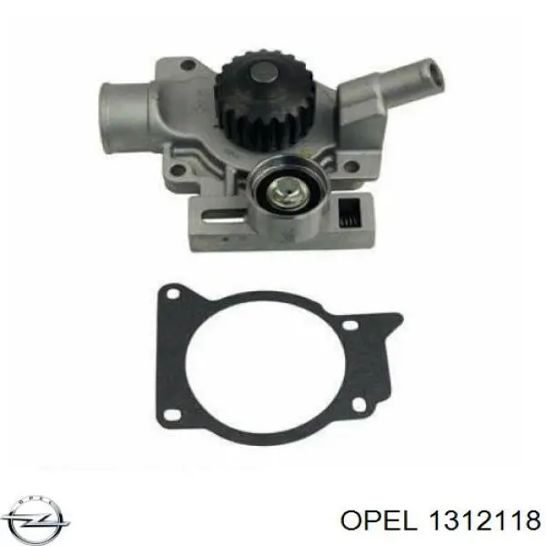 1312118 Opel soporte de radiador superior (panel de montaje para foco)