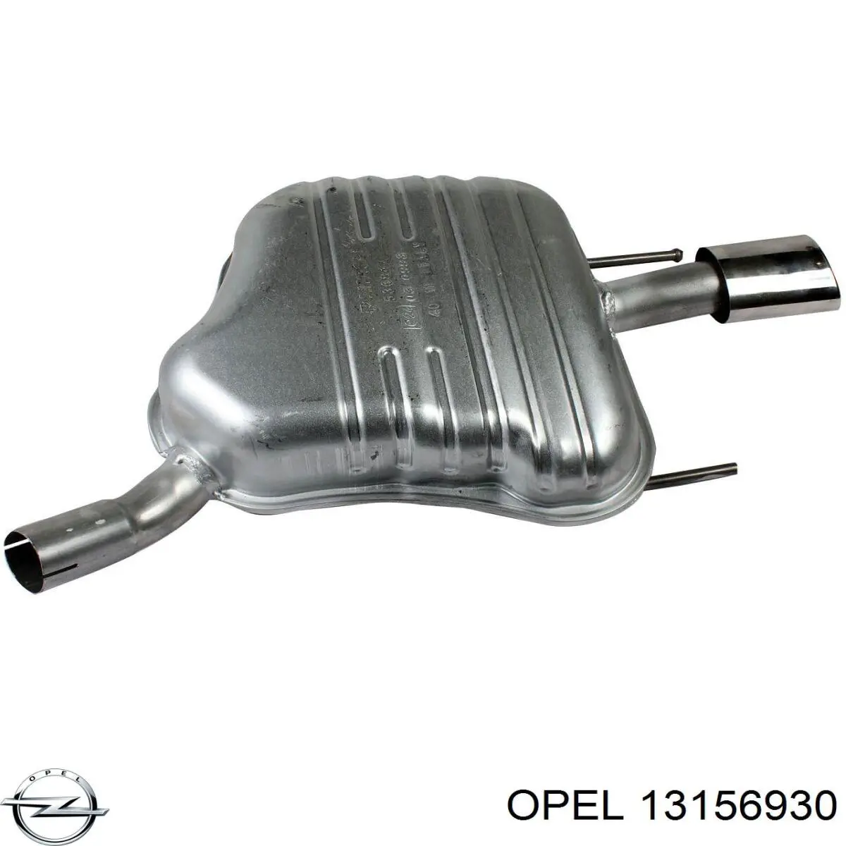 13156930 Opel silenciador posterior