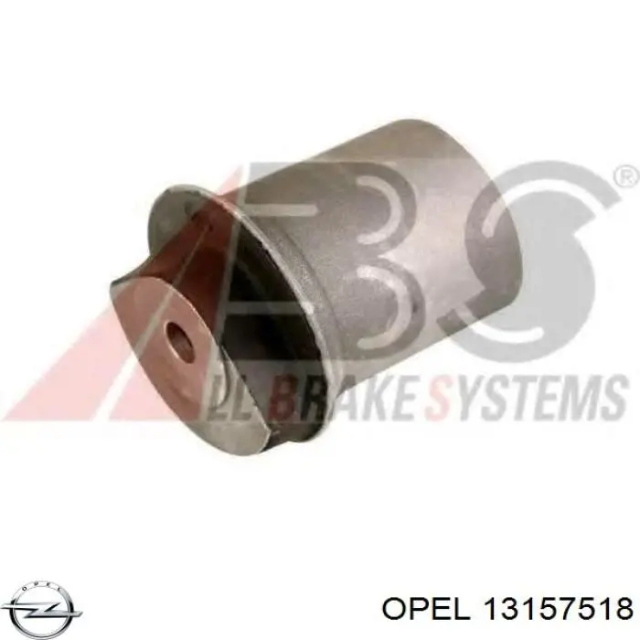 13157518 Opel suspensión, cuerpo del eje trasero