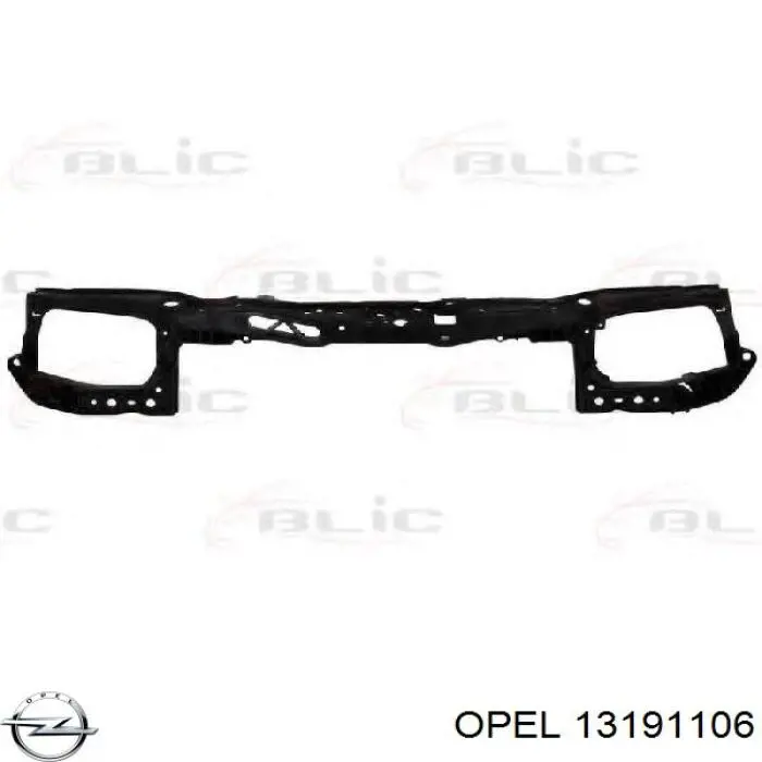 13191106 Opel soporte de radiador completo