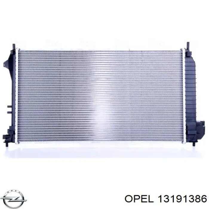 13191386 Opel radiador refrigeración del motor