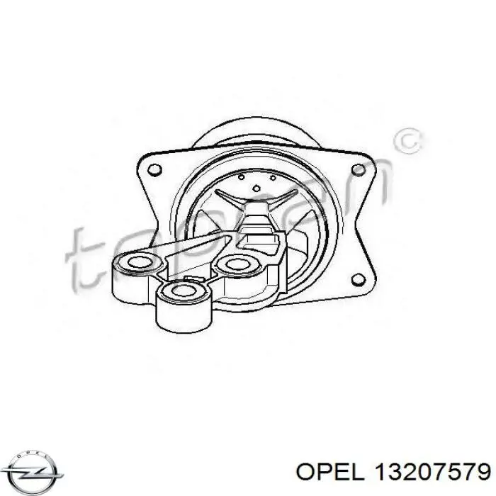 13207579 Opel soporte motor izquierdo