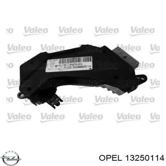 13250114 Opel resitencia, ventilador habitáculo