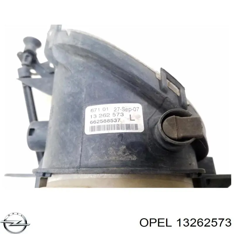 13262573 Opel faro antiniebla izquierdo