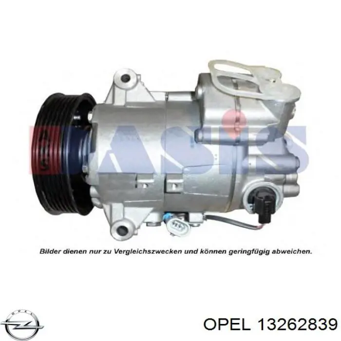 13262839 Opel compresor de aire acondicionado