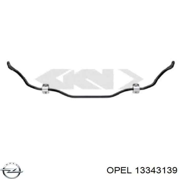 13343139 Opel estabilizador delantero