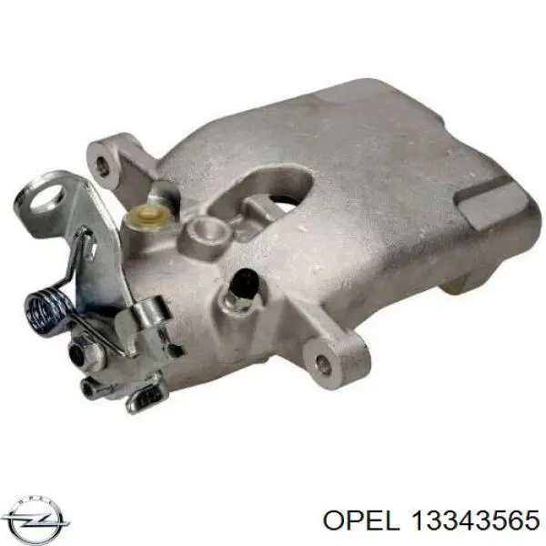 13343565 Opel pinza de freno trasera izquierda