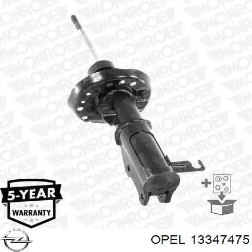 13347475 Opel amortiguador delantero izquierdo