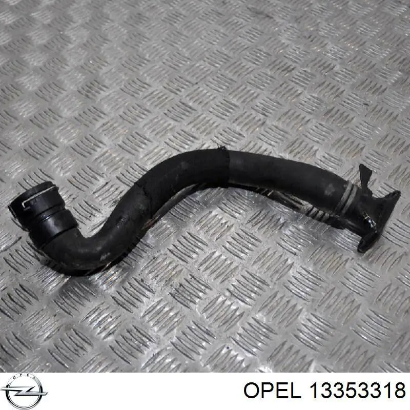 13353318 Opel manguera refrigerante para radiador inferiora