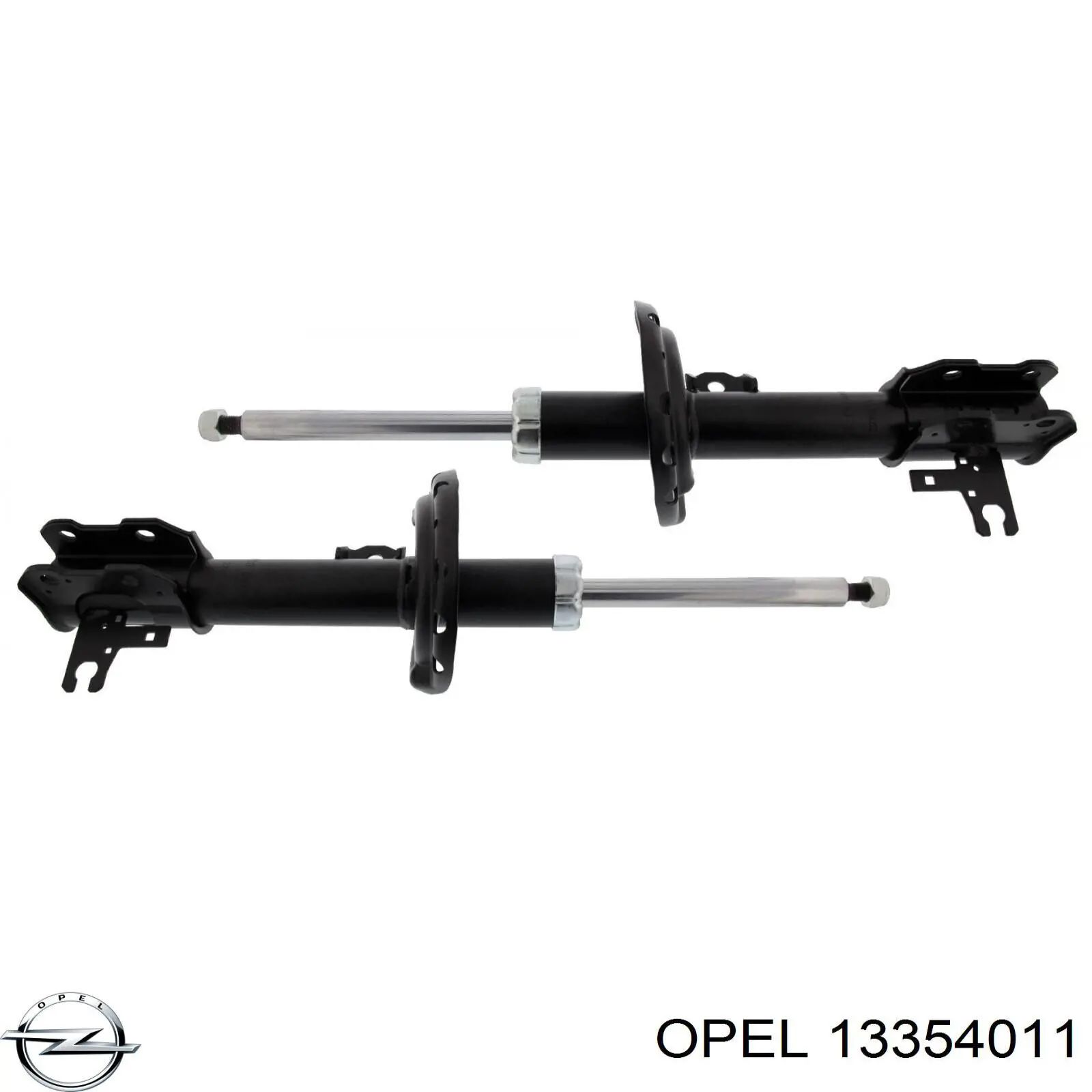 13354011 Opel amortiguador delantero izquierdo