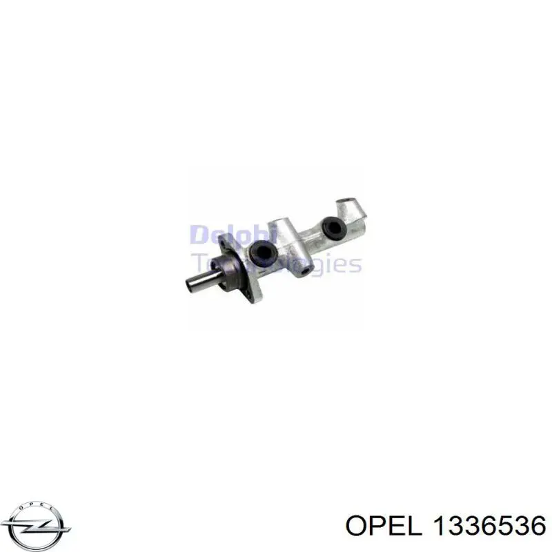 1336536 Opel manguera refrigerante para radiador inferiora