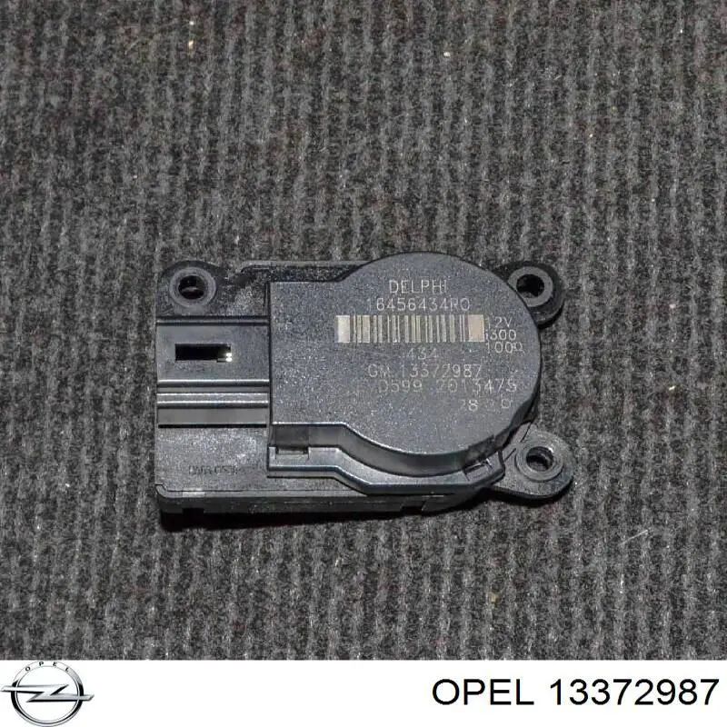 13372987 Opel elemento de reglaje valvula mezcladora actuador de compuerta