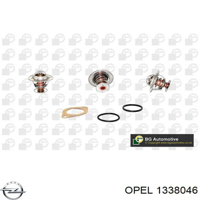 1338046 Opel termostato, refrigerante